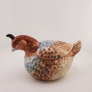 Fitz And Floyd Quail Covered Dish